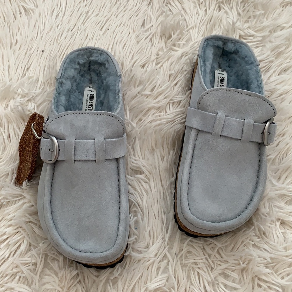 birkenstock buckley genuine shearling mule - Picture 9 of 14